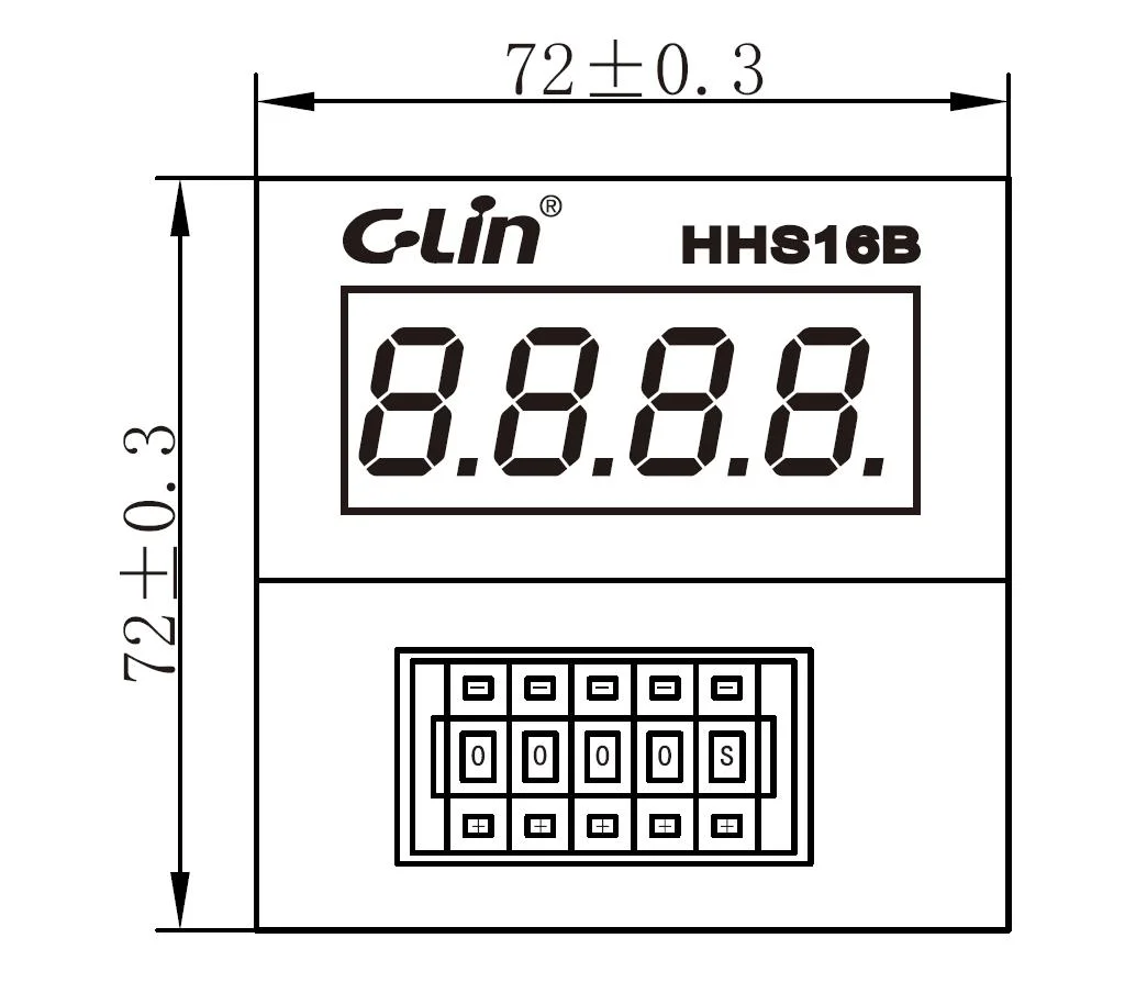 Hhs16r Panel Mounted Time Relay with Repeat Operation Cycler Timing