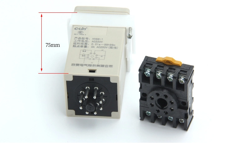 Hhs6r Repeat Operation Time Delay Relay 0.1s-990h Multi-Range Timing